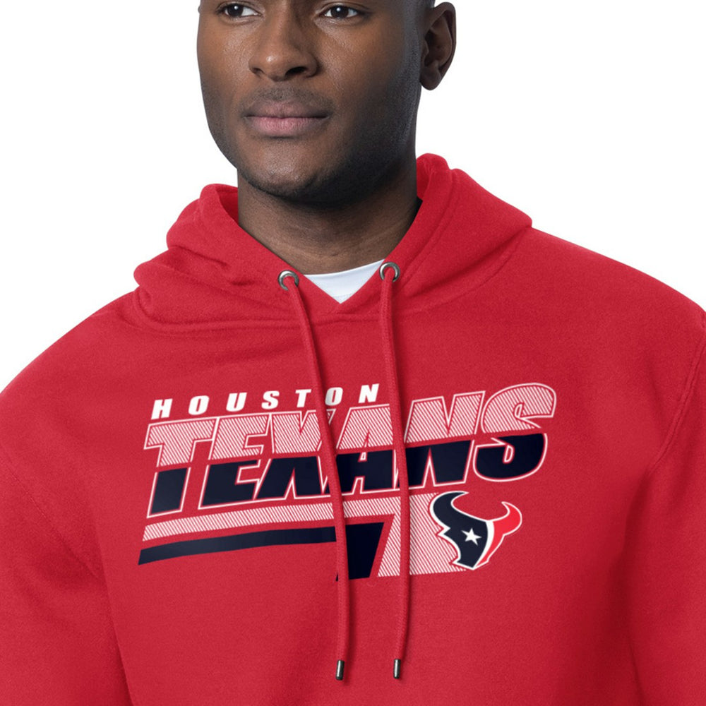 Houston Texans Starter Logo Push Graphic Hoodie Red