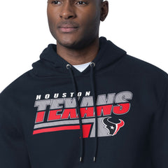 Houston Texans Starter Logo Push Graphic Hoodie Navy