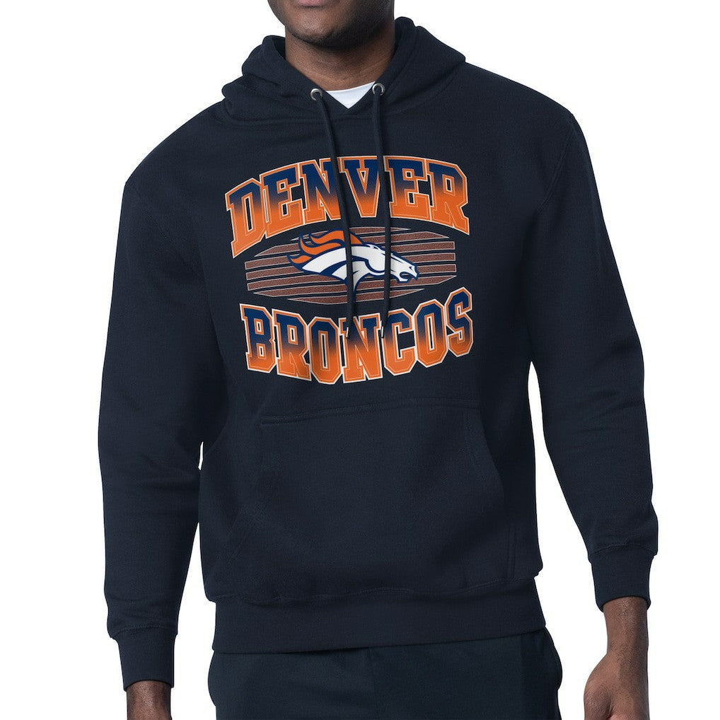 Denver Broncos Starter Team Grit Graphic Hoodie Navy