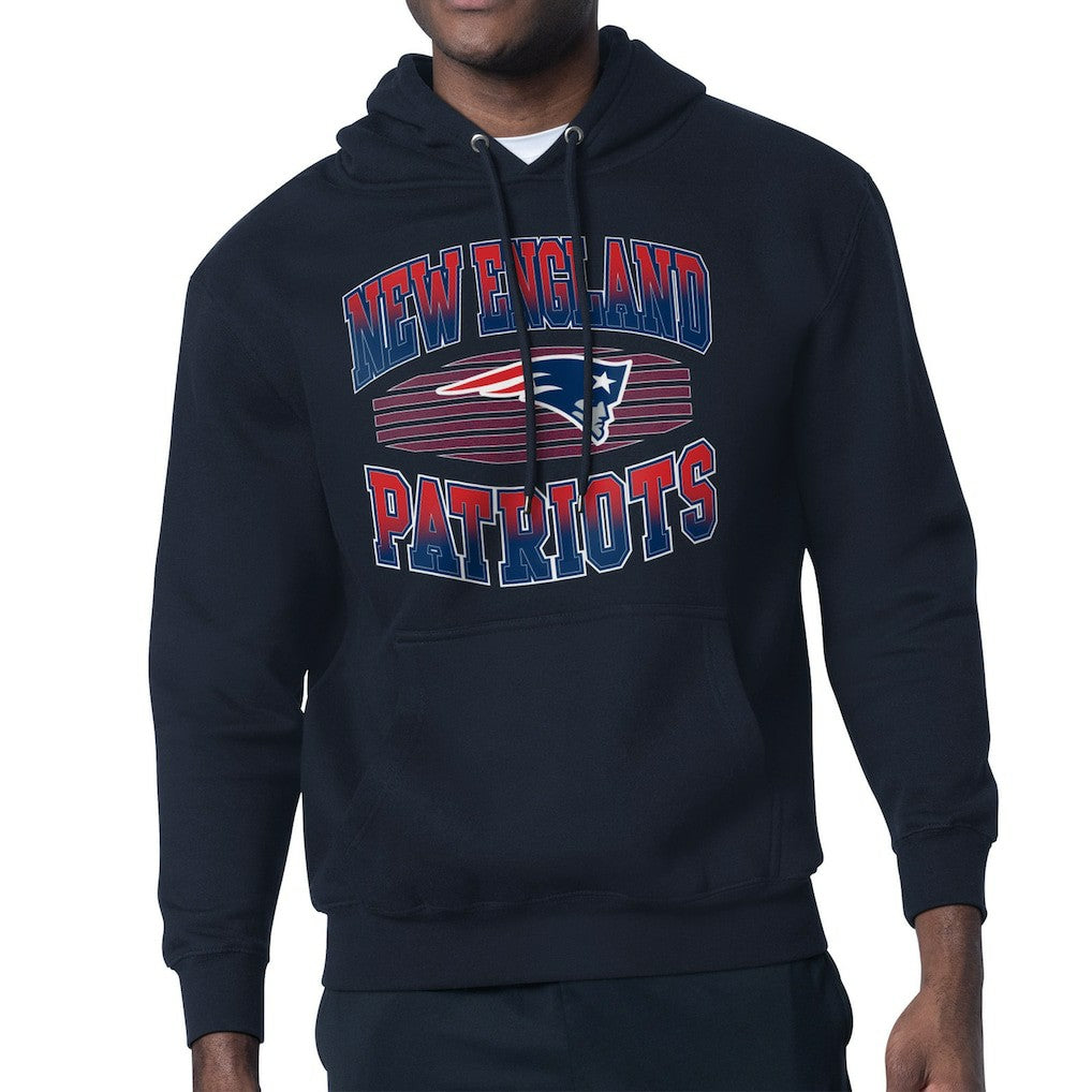 New England Patriots Starter Team Grit Graphic Hoodie Navy