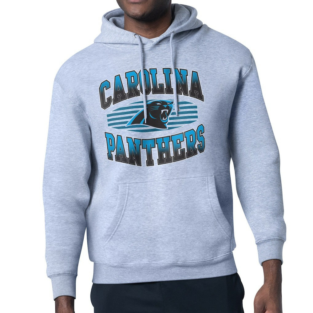 Carolina Panthers Starter Team Grit Graphic Hoodie Heather Gray