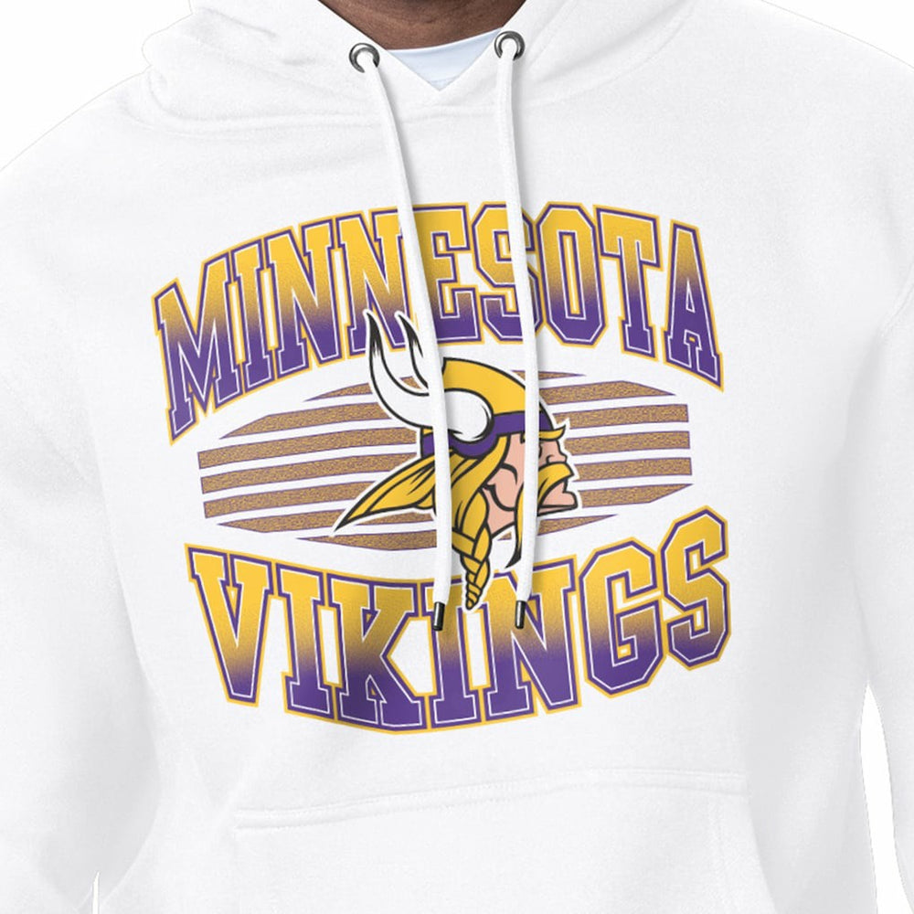 Minnesota Vikings Starter Team Grit Graphic Hoodie White