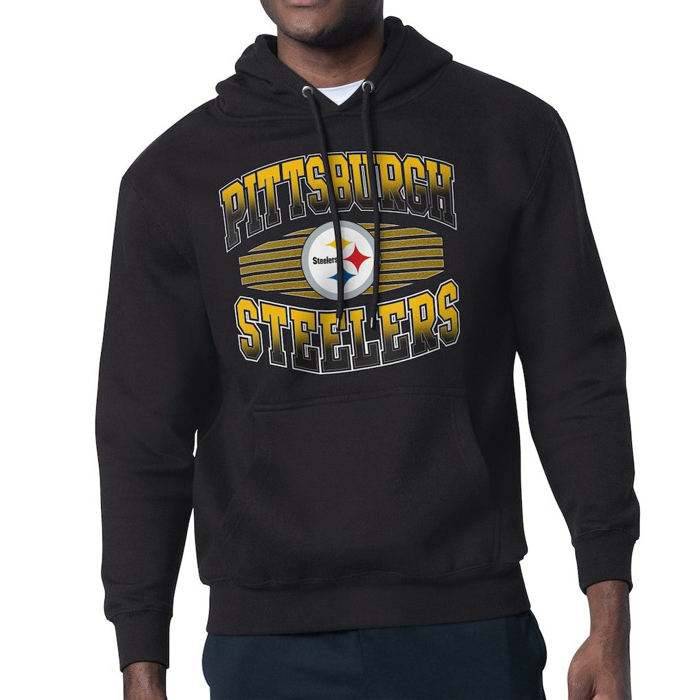 Pittsburgh Steelers Starter Team Grit Graphic Hoodie Black