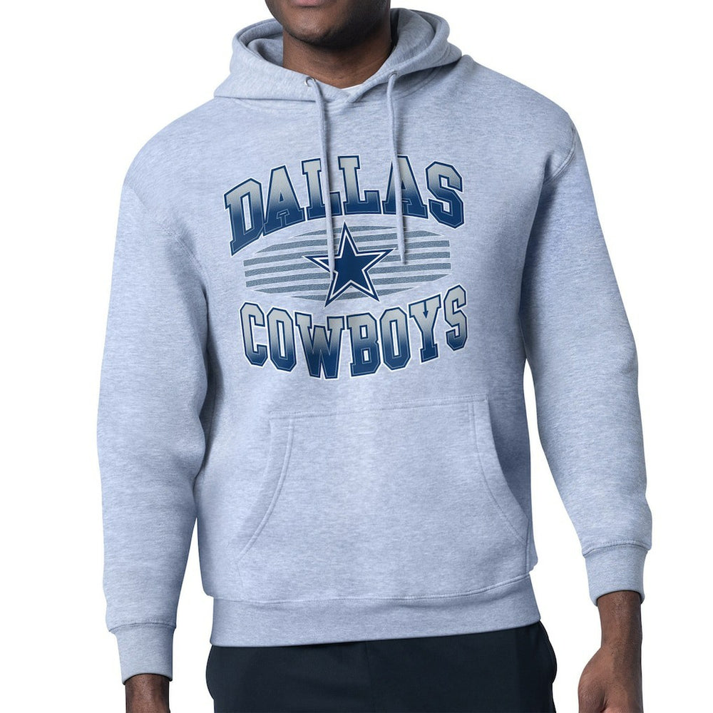 Dallas Cowboys Starter Team Grit Graphic Hoodie Gray
