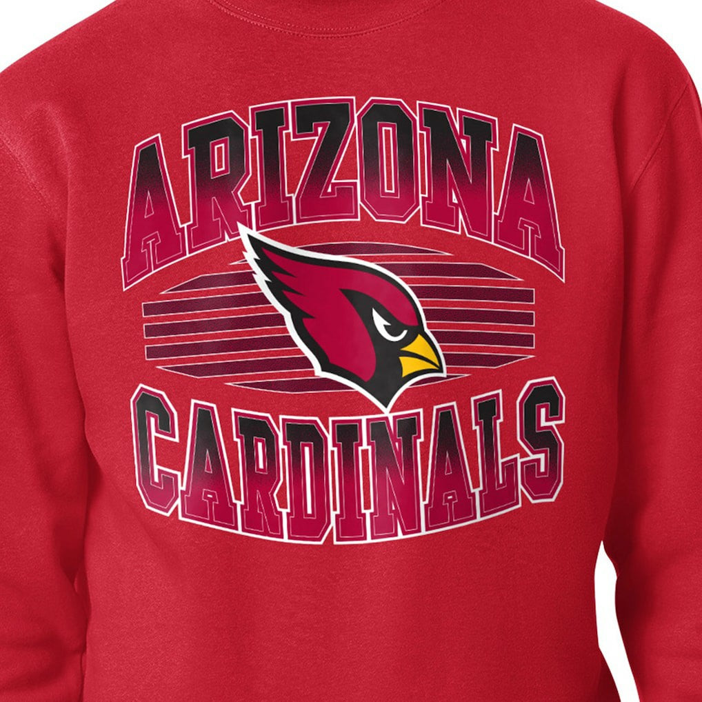 Arizona Cardinals Starter Team Grit Graphic Fleece Pullover Sweatshirt Cardinal