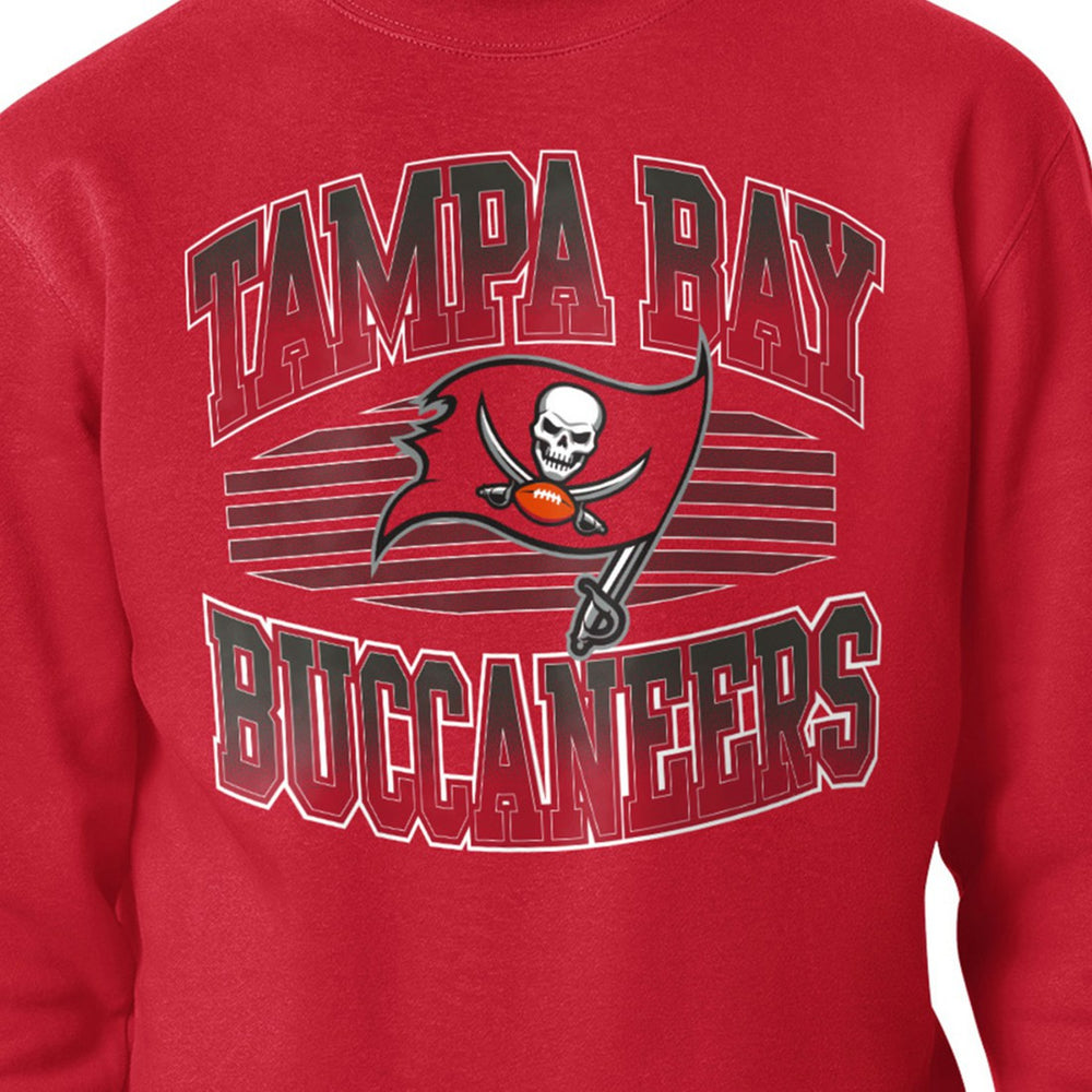 Tampa Bay Buccaneers Starter Team Grit Graphic Fleece Pullover Sweatshirt Red