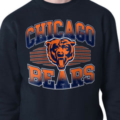 Chicago Bears Starter Team Grit Graphic Fleece Pullover Sweatshirt Navy