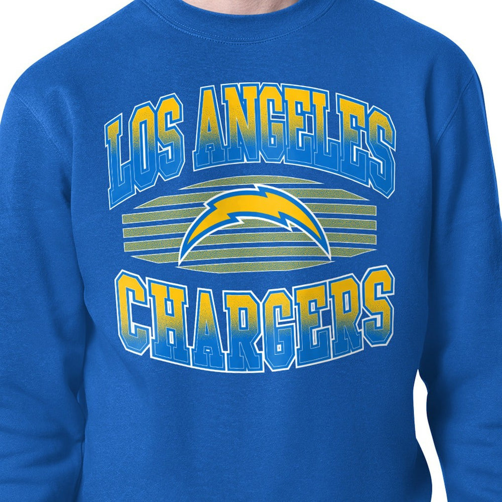 Los Angeles Chargers Starter Team Grit Graphic Fleece Pullover Sweatshirt Royal