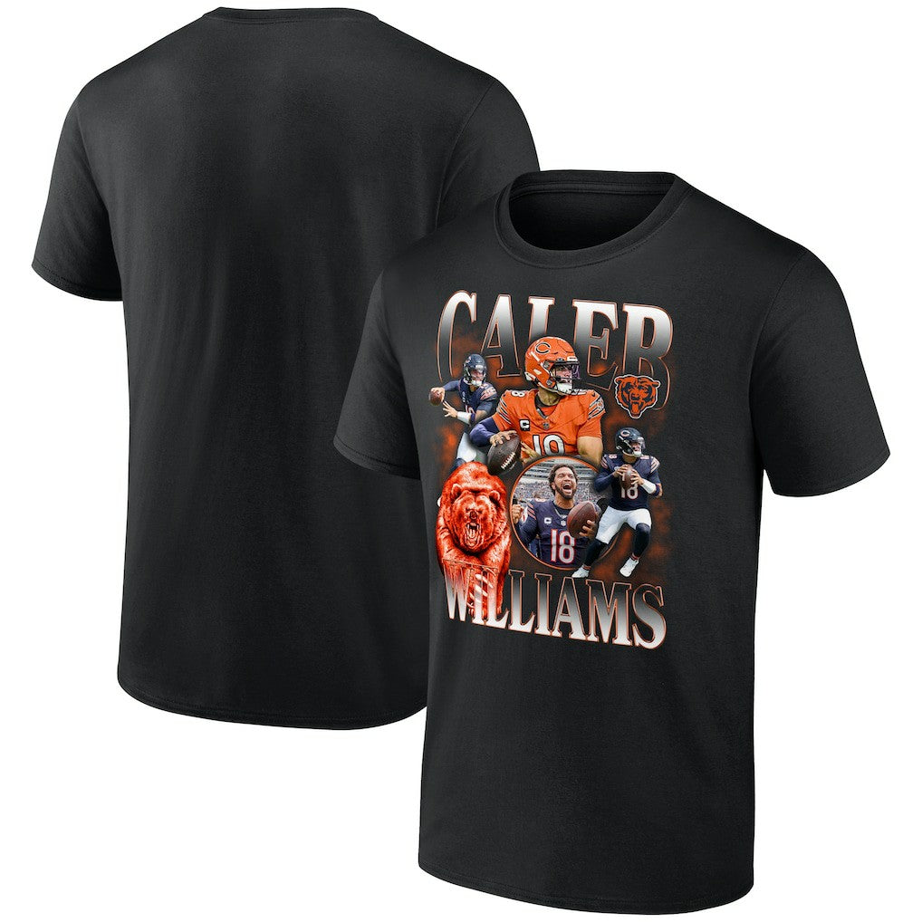 Caleb Williams Chicago Bears Notorious Graphic T-Shirt Black