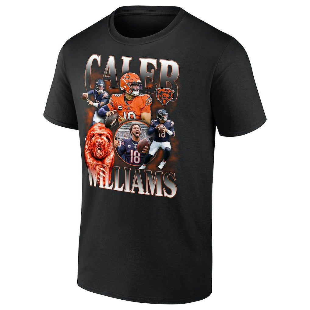 Caleb Williams Chicago Bears Notorious Graphic T-Shirt Black