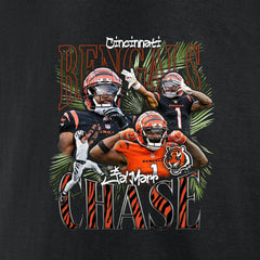 Ja'Marr Chase Cincinnati Bengals Notorious Graphic T-Shirt Black