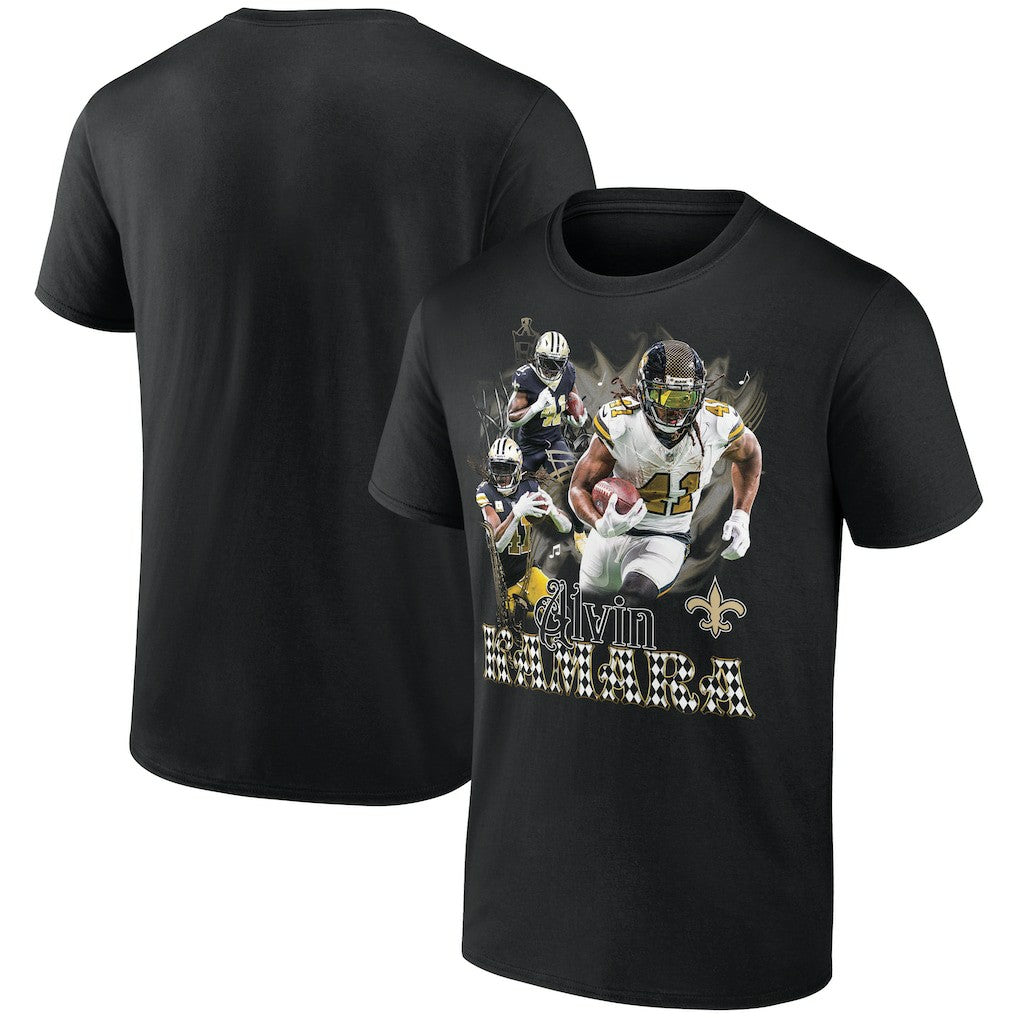 Alvin Kamara New Orleans Saints Notorious Graphic T-Shirt Black