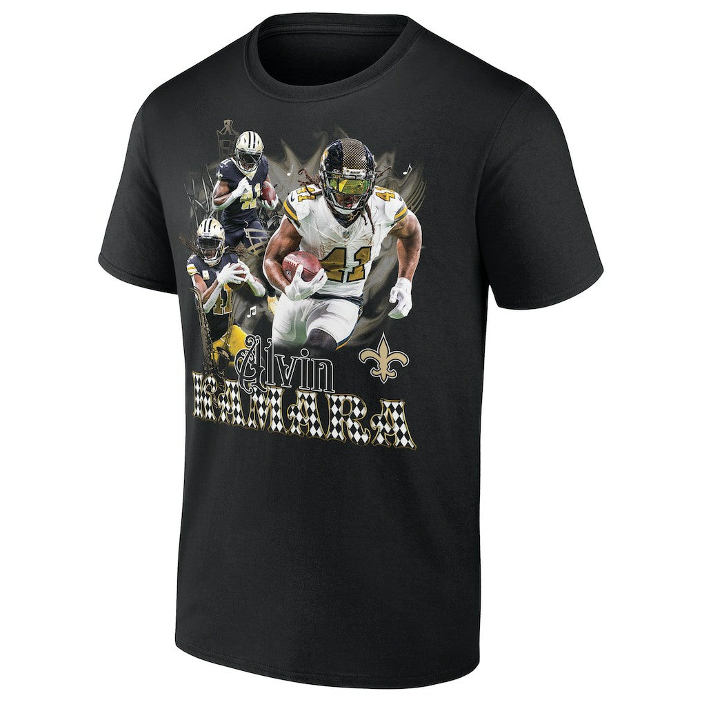 Alvin Kamara New Orleans Saints Notorious Graphic T-Shirt Black