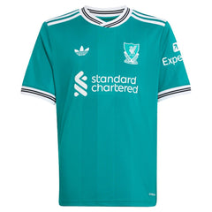 Mohamed Salah Liverpool Youth 2025/26 Third Replica Player Jersey Green - Adidas
