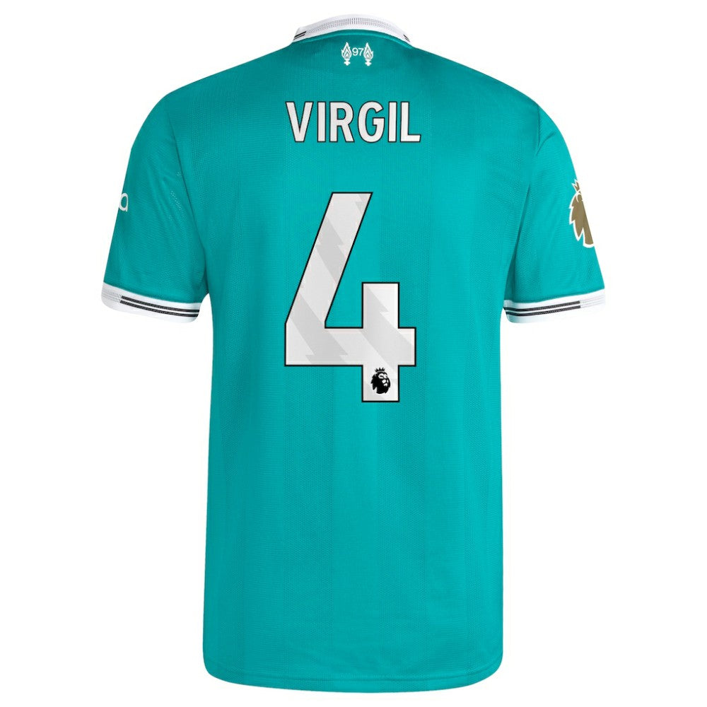 Virgil van Dijk Liverpool 2025/26 Third Player Jersey Green - Adidas outlet