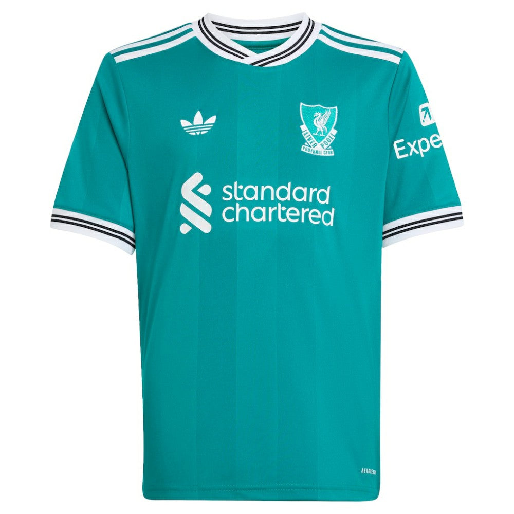 Virgil van Dijk Liverpool Youth 2025/26 Third Replica Player Jersey Green - Adidas