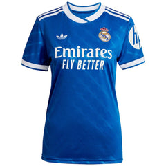 Vinicius Junior Real Madrid Women's 2025/26 Third Replica Player Jersey Blue - Adidas
