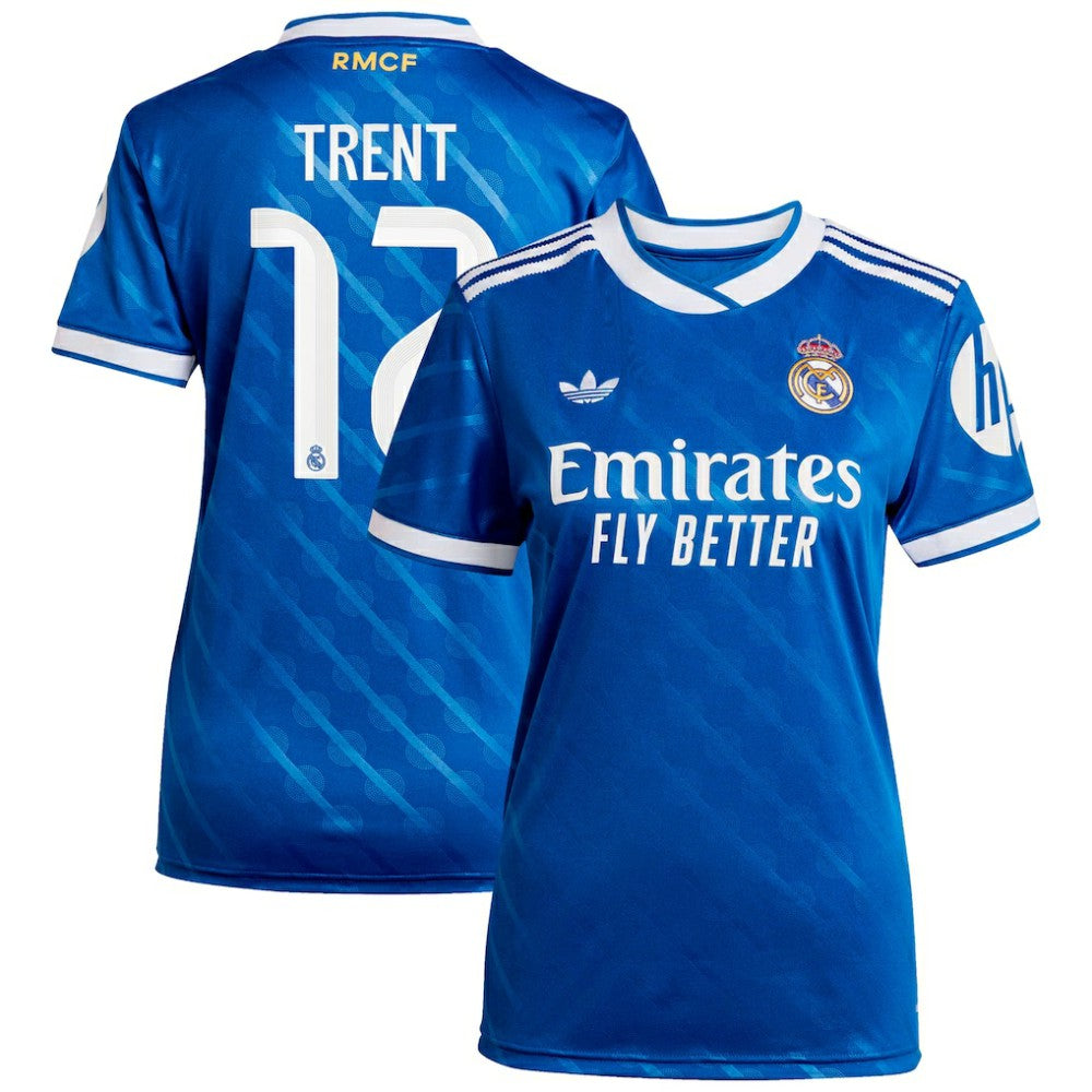 Trent Alexander-Arnold Real Madrid Women's 2025/26 Third Replica Player Jersey Blue - Adidas for sale