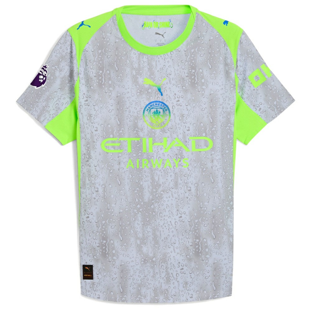 Manchester City 2025/26 Third Jersey Green/Neon Green - Puma