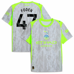 Manchester City 2025/26 Third Replica Jersey Green/Neon Green - Puma Discount