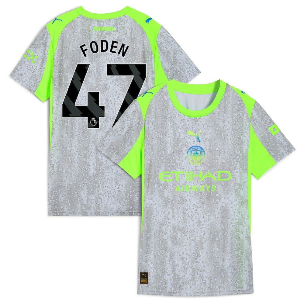 Manchester City Women's 2025/26 Third Replica Jersey Green/Neon Green - Puma for sale