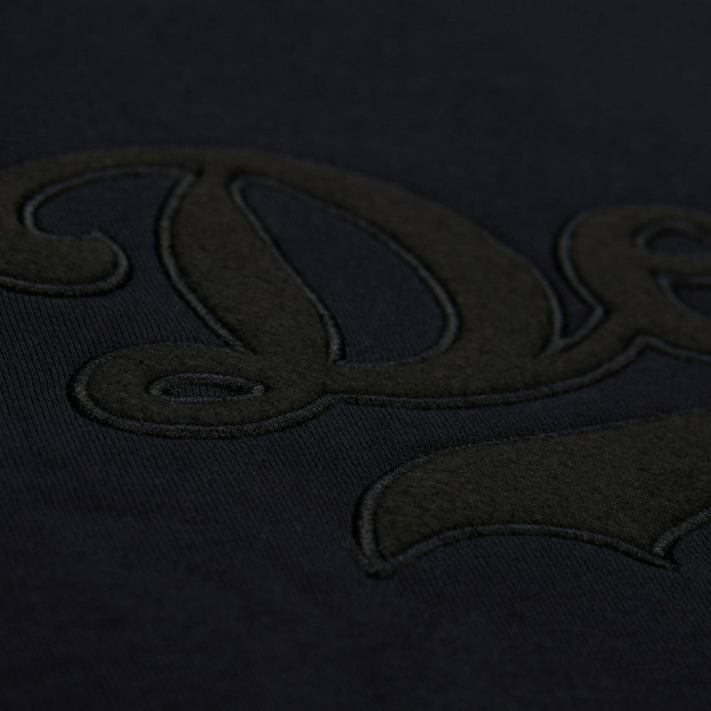 Los Angeles Dodgers Mitchell & Ness Phantom Fleece Crewneck Sweatshirt - Black - Mitchell & Ness Lifestyle
