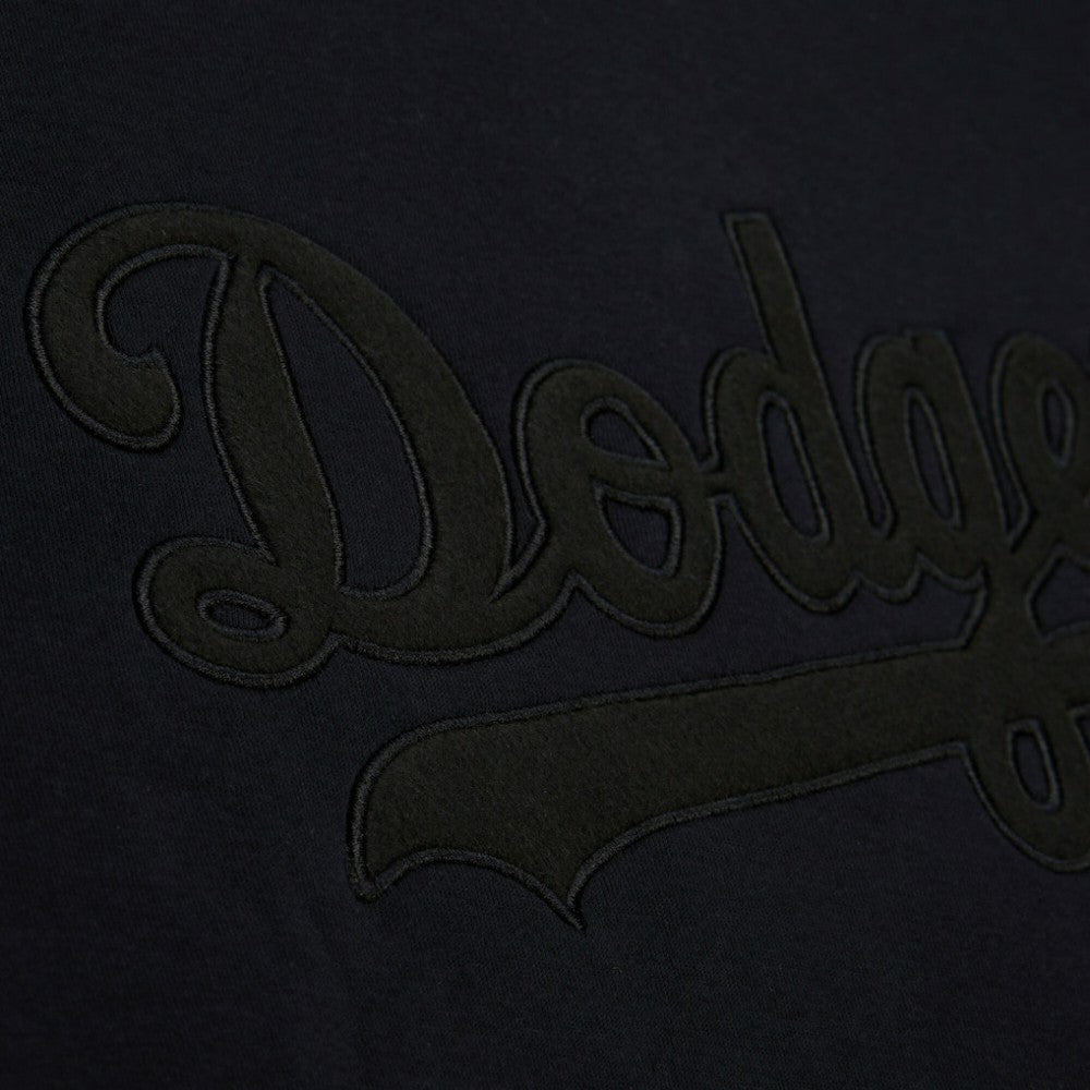 Los Angeles Dodgers Mitchell & Ness Phantom Fleece Crewneck Sweatshirt - Black - Mitchell & Ness Lifestyle