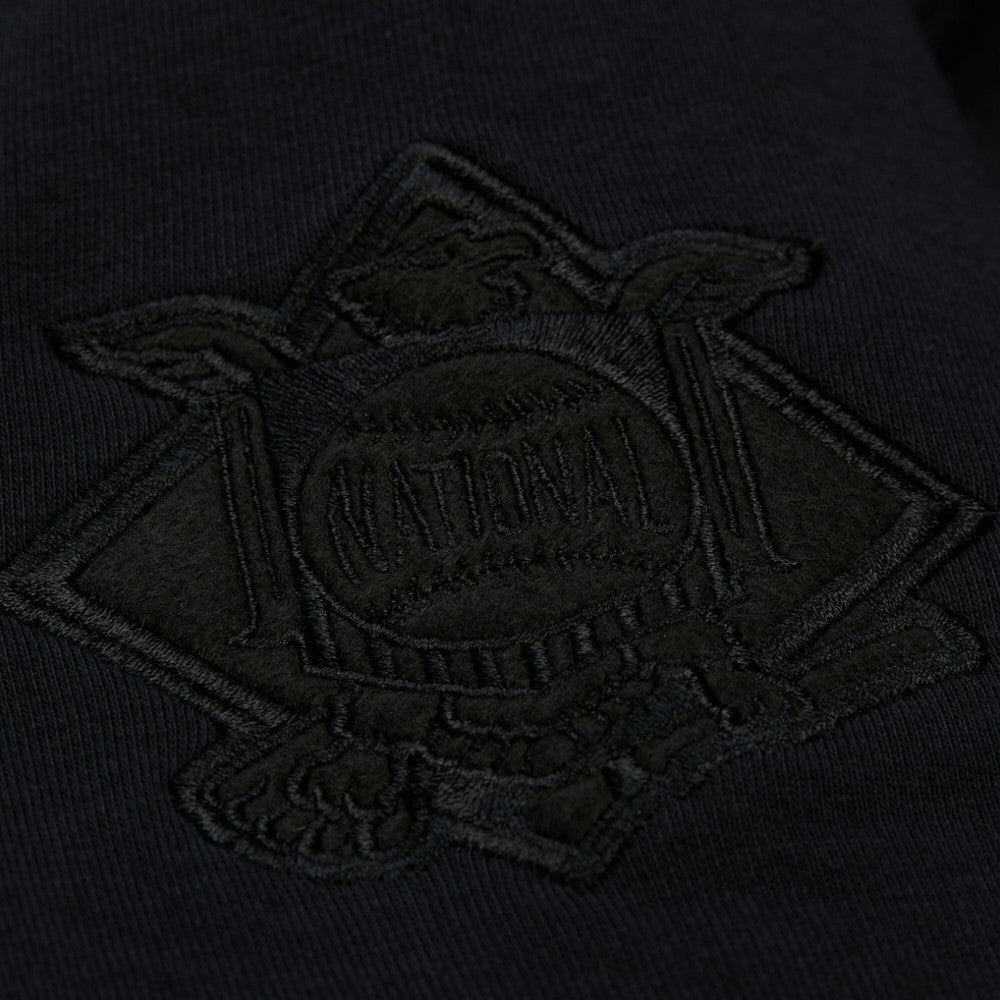 Los Angeles Dodgers Mitchell & Ness Phantom Fleece Crewneck Sweatshirt - Black - Mitchell & Ness Lifestyle