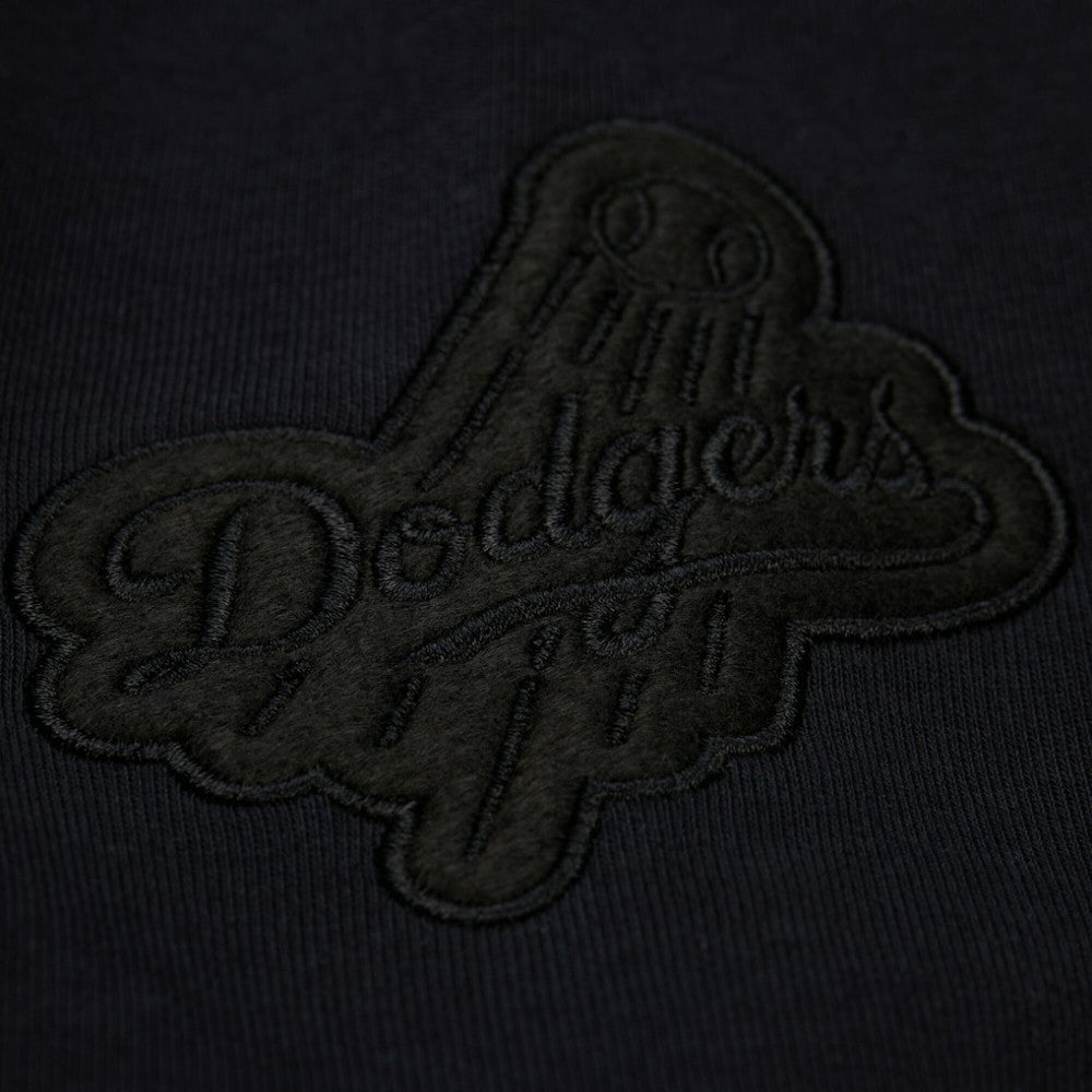 Los Angeles Dodgers Mitchell & Ness Phantom Fleece Crewneck Sweatshirt - Black - Mitchell & Ness Lifestyle