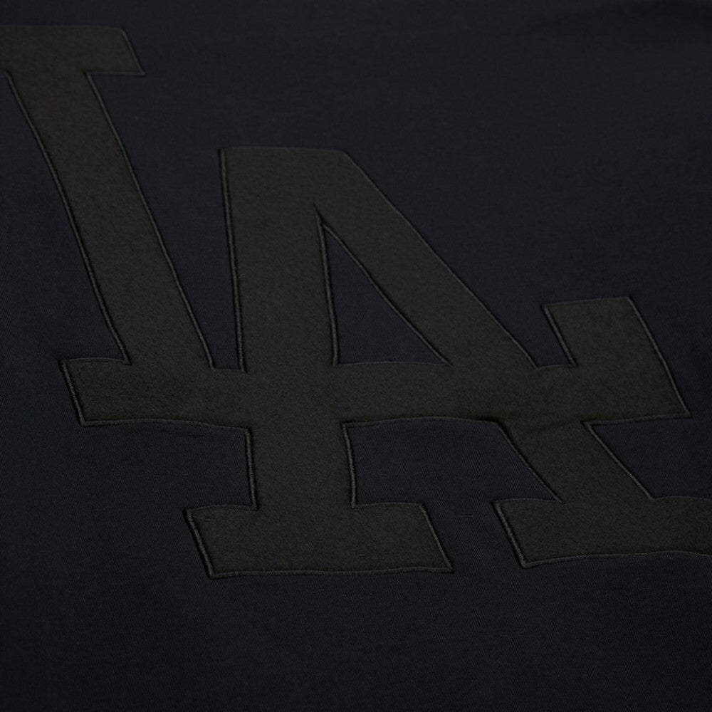 Los Angeles Dodgers Mitchell & Ness Phantom Fleece Crewneck Sweatshirt - Black - Mitchell & Ness Lifestyle