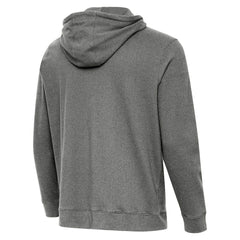 Cincinnati Bengals Antigua Streak Cloud Pullover Hoodie Heather Black