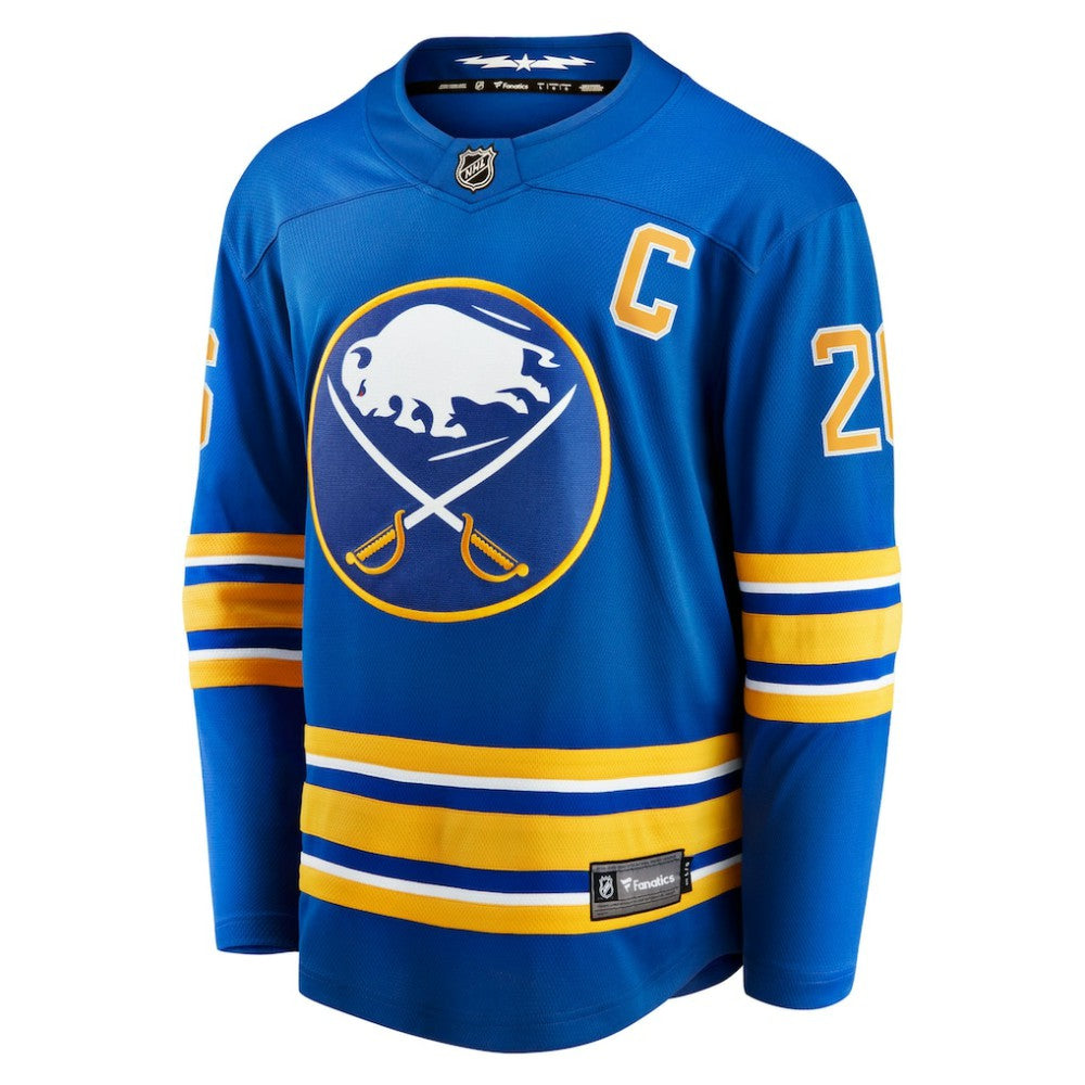 Rasmus Dahlin Buffalo Sabres Fanatics Home Captain Patch Breakaway Jersey - Royal - NHL 203352127