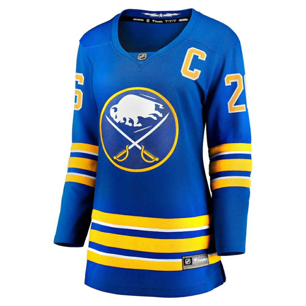 Rasmus Dahlin Buffalo Sabres Fanatics Women's Home Captain Patch Breakaway Jersey - Royal - NHL 203352129