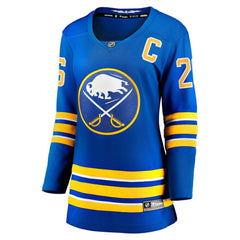 Rasmus Dahlin Buffalo Sabres Fanatics Women's Home Captain Patch Breakaway Jersey - Royal - NHL 203352129