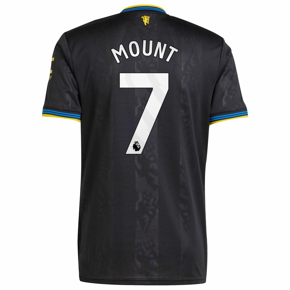 Mason Mount Manchester United 2025/26 Third Replica Player Jersey Black - Adidas sale