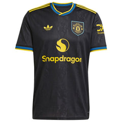 Kobbie Mainoo Manchester United 2025/26 Third Replica Player Jersey Black - Adidas