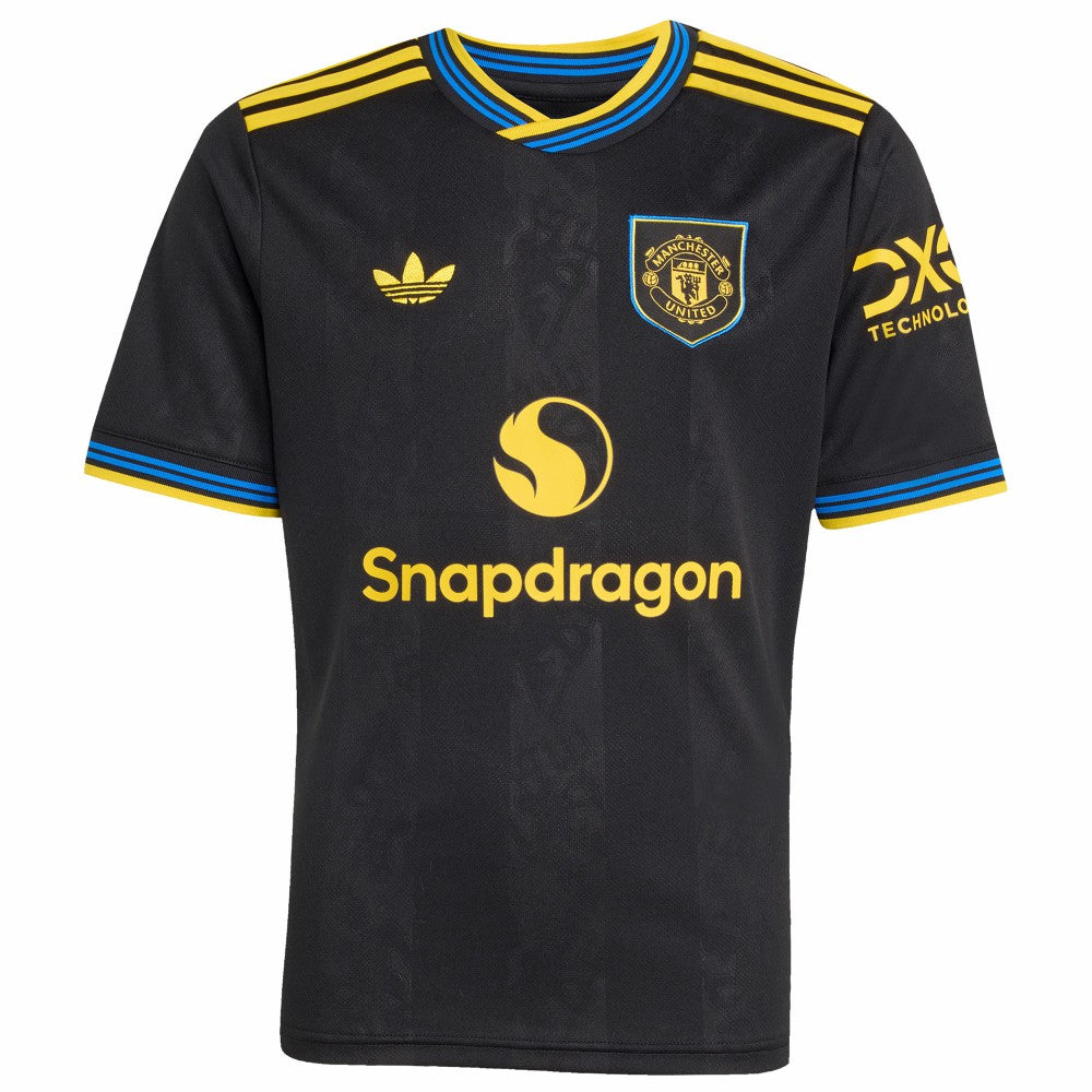 Bruno Fernandes Manchester United Youth 2025/26 Third Replica Player Jersey Black - Adidas sale