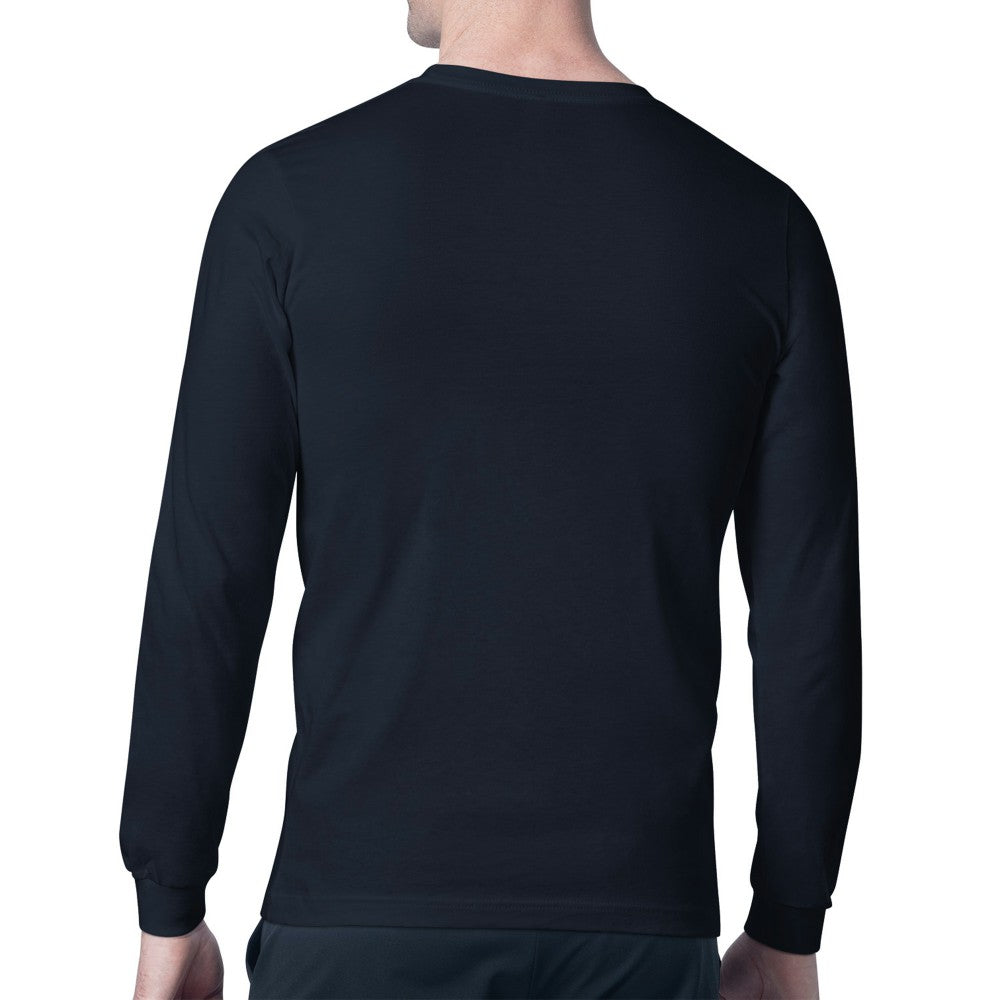 Milwaukee Brewers Starter Team Track Graphic Long Sleeve T-Shirt - Navy - MLB Lifestyle