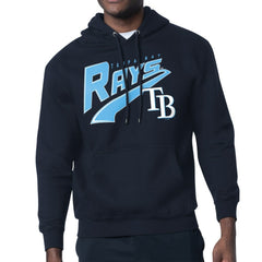 Tampa Bay Rays Starter Modern Tailsweep Fleece Tri-Blend Pullover Hoodie - Navy - MLB on Sale