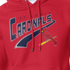St. Louis Cardinals Starter Modern Tailsweep Fleece Tri-Blend Pullover Hoodie - Red - MLB Online