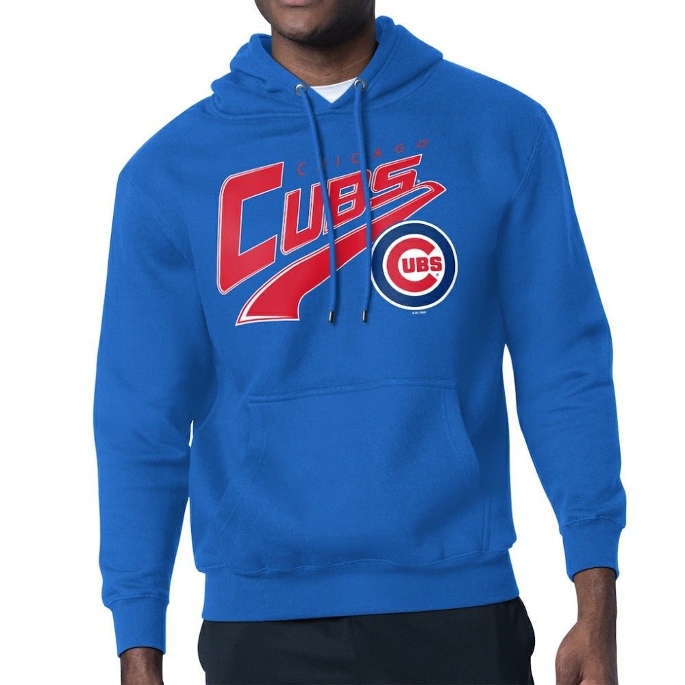Chicago Cubs Starter Modern Tailsweep Fleece Tri-Blend Pullover Hoodie - Royal - MLB Online