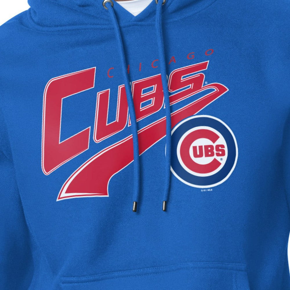 Chicago Cubs Starter Modern Tailsweep Fleece Tri-Blend Pullover Hoodie - Royal - MLB Online