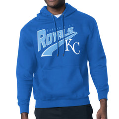 Kansas City Royals Starter Modern Tailsweep Fleece Tri-Blend Pullover Hoodie - Royal - MLB Discount