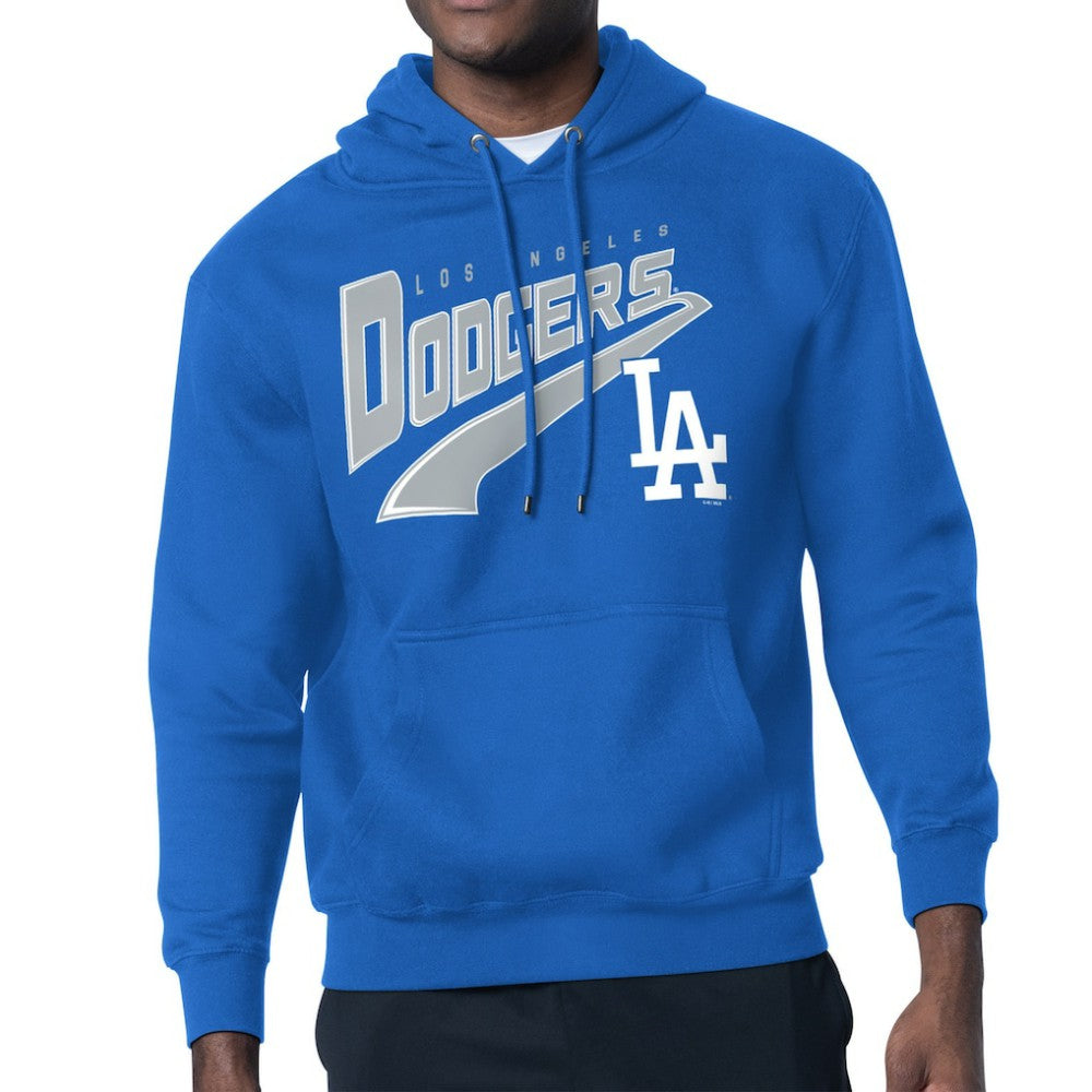 Los Angeles Dodgers Starter Modern Tailsweep Fleece Tri-Blend Pullover Hoodie - Royal - MLB Online
