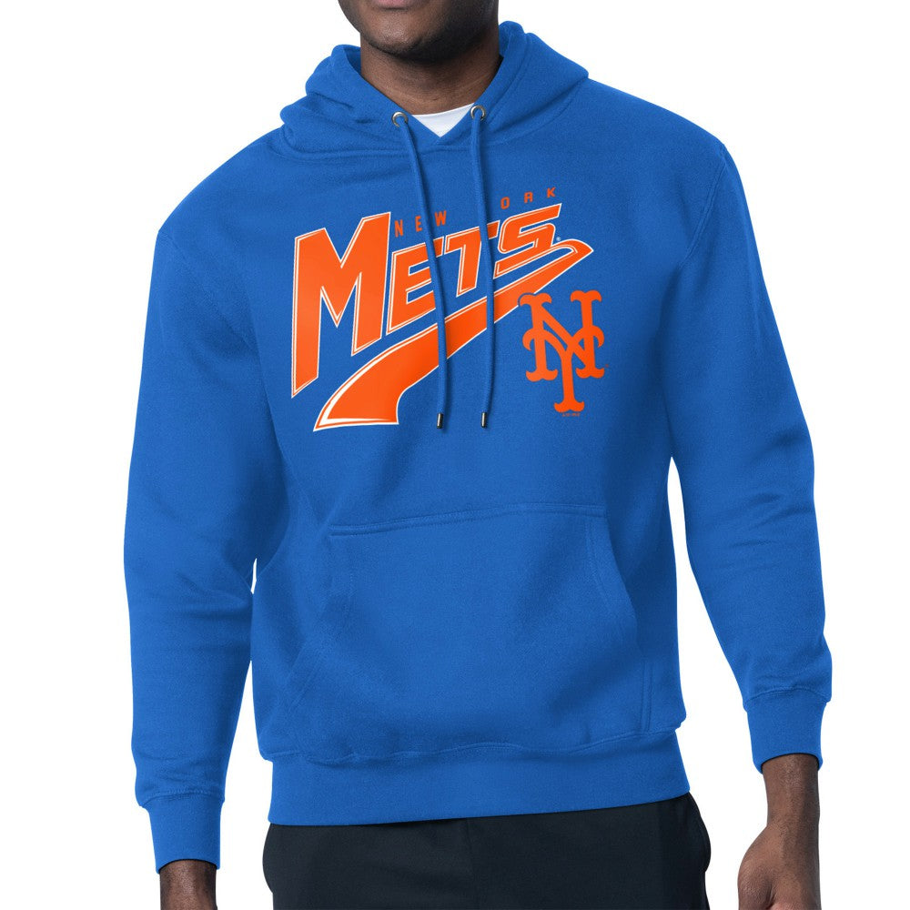 New York Mets Starter Modern Tailsweep Fleece Tri-Blend Pullover Hoodie - Royal - MLB Online