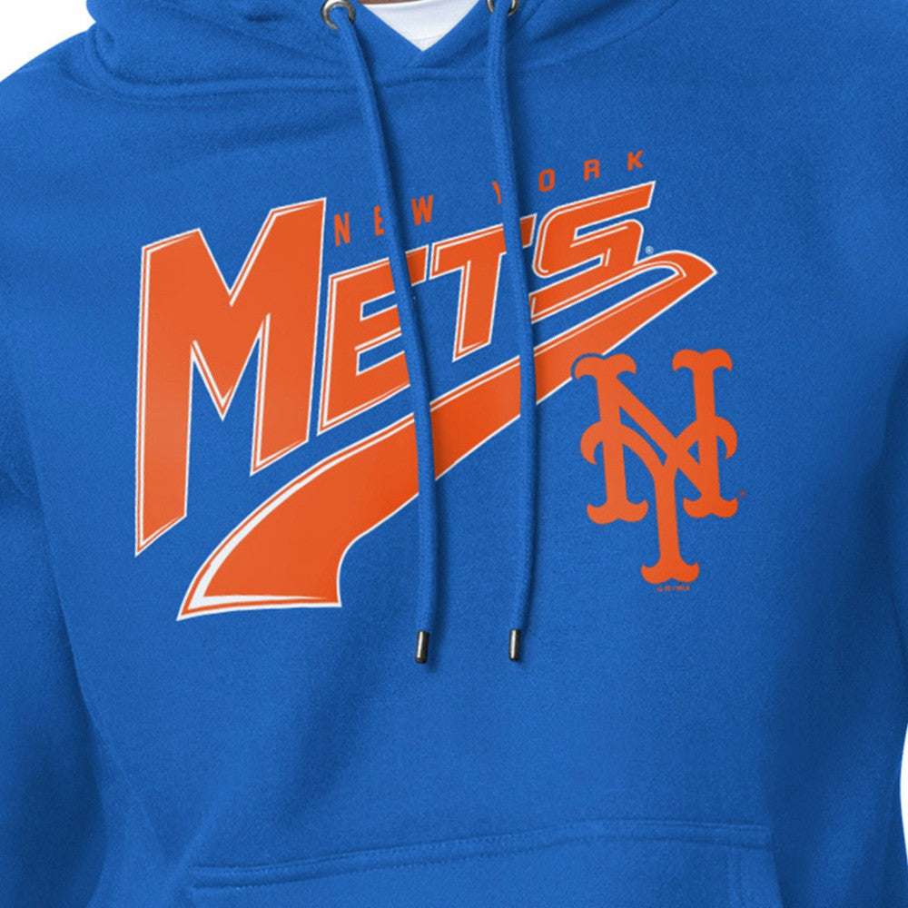 New York Mets Starter Modern Tailsweep Fleece Tri-Blend Pullover Hoodie - Royal - MLB Online