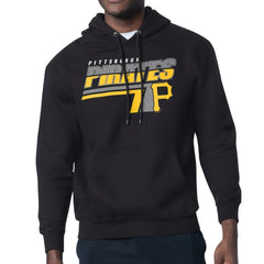 Pittsburgh Pirates Starter Logo Push Graphic Hoodie - Black - MLB Discount