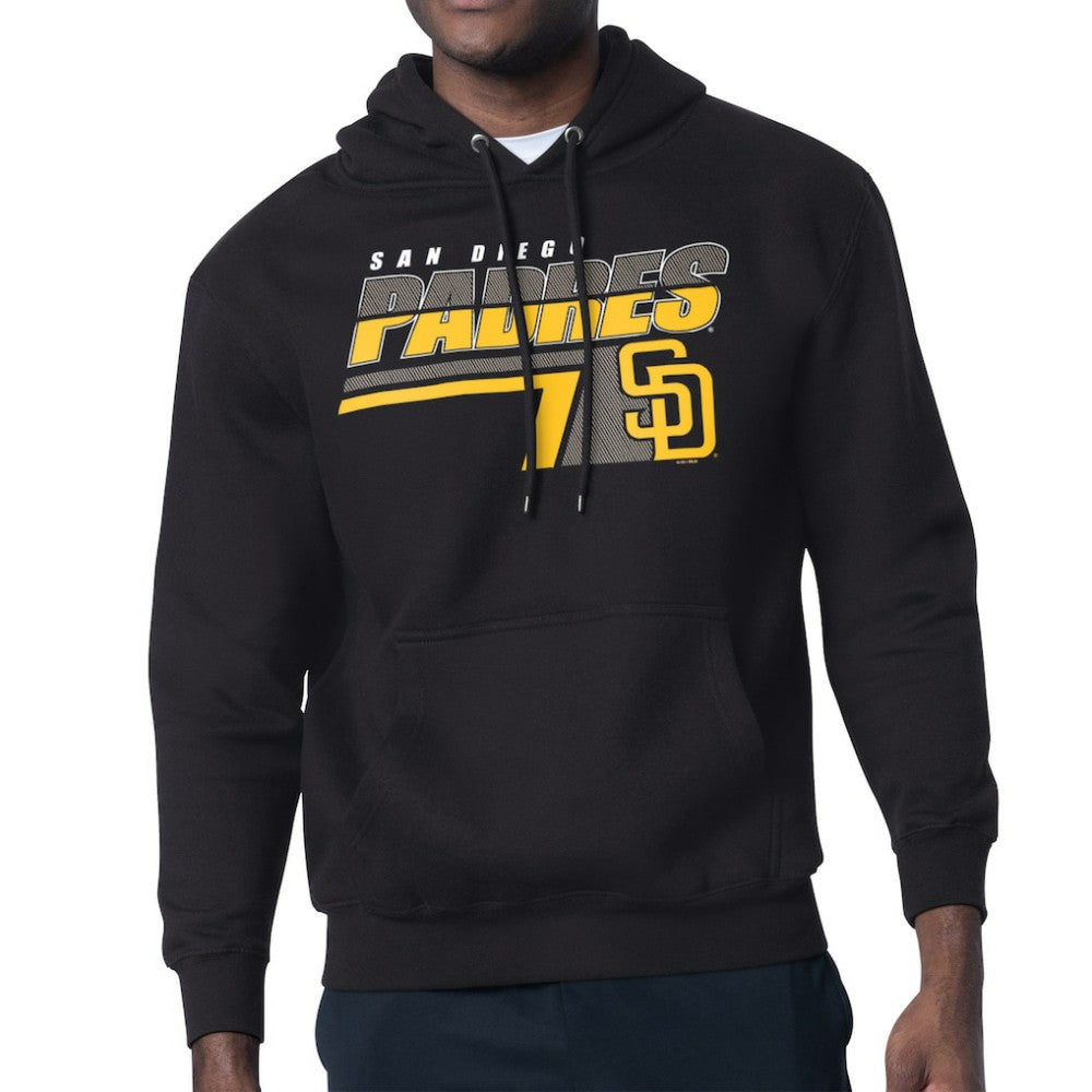 San Diego Padres Starter Logo Push Graphic Hoodie - Black - MLB on Sale
