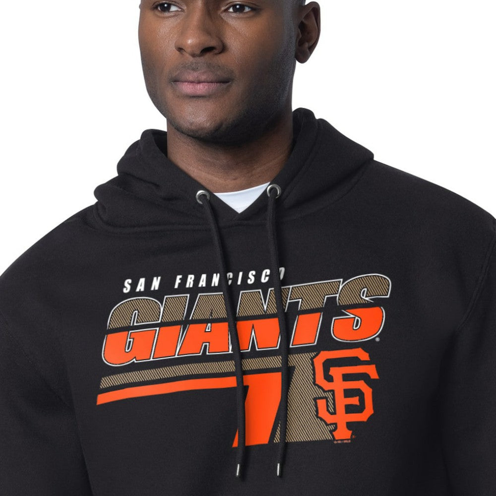 San Francisco Giants Starter Logo Push Graphic Hoodie - Black - MLB on Sale