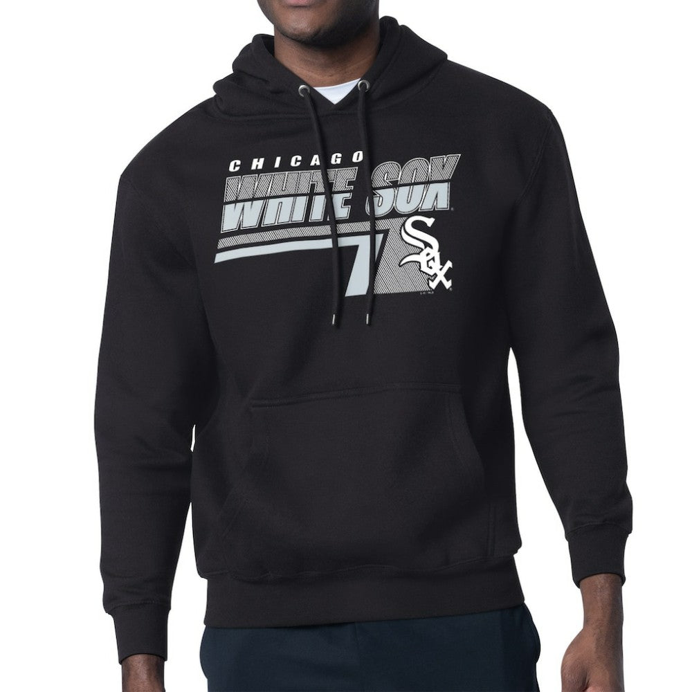Chicago White Sox Starter Logo Push Graphic Hoodie - Black - MLB Online